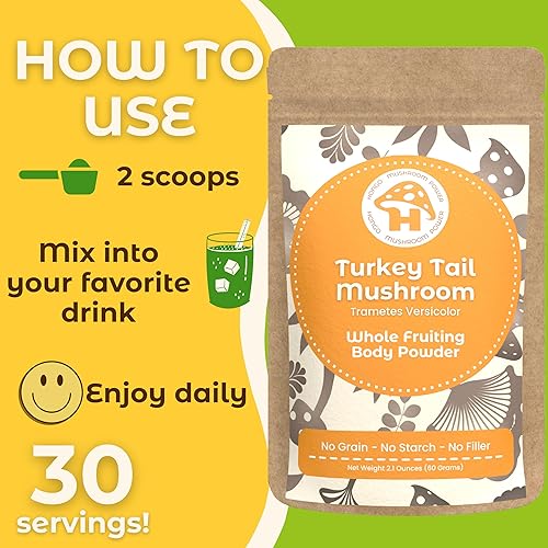 Miniatura 5 de Hongo Mushroom Power - Polvo de hongo cola de pavo