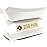 Mr Miracle 7 Inch Paper Hot Dog Tray in White. Pack of 250. Disposable, Recyclable and Fully Biodegradable. Made in USA