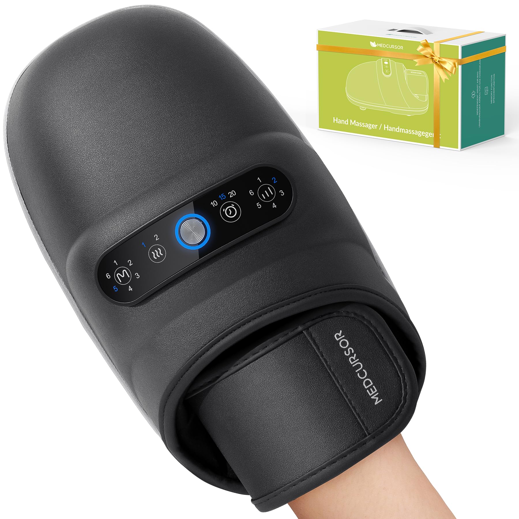 Photo 1 of Medcursor Cordless Hand Massager with Heat and Compression