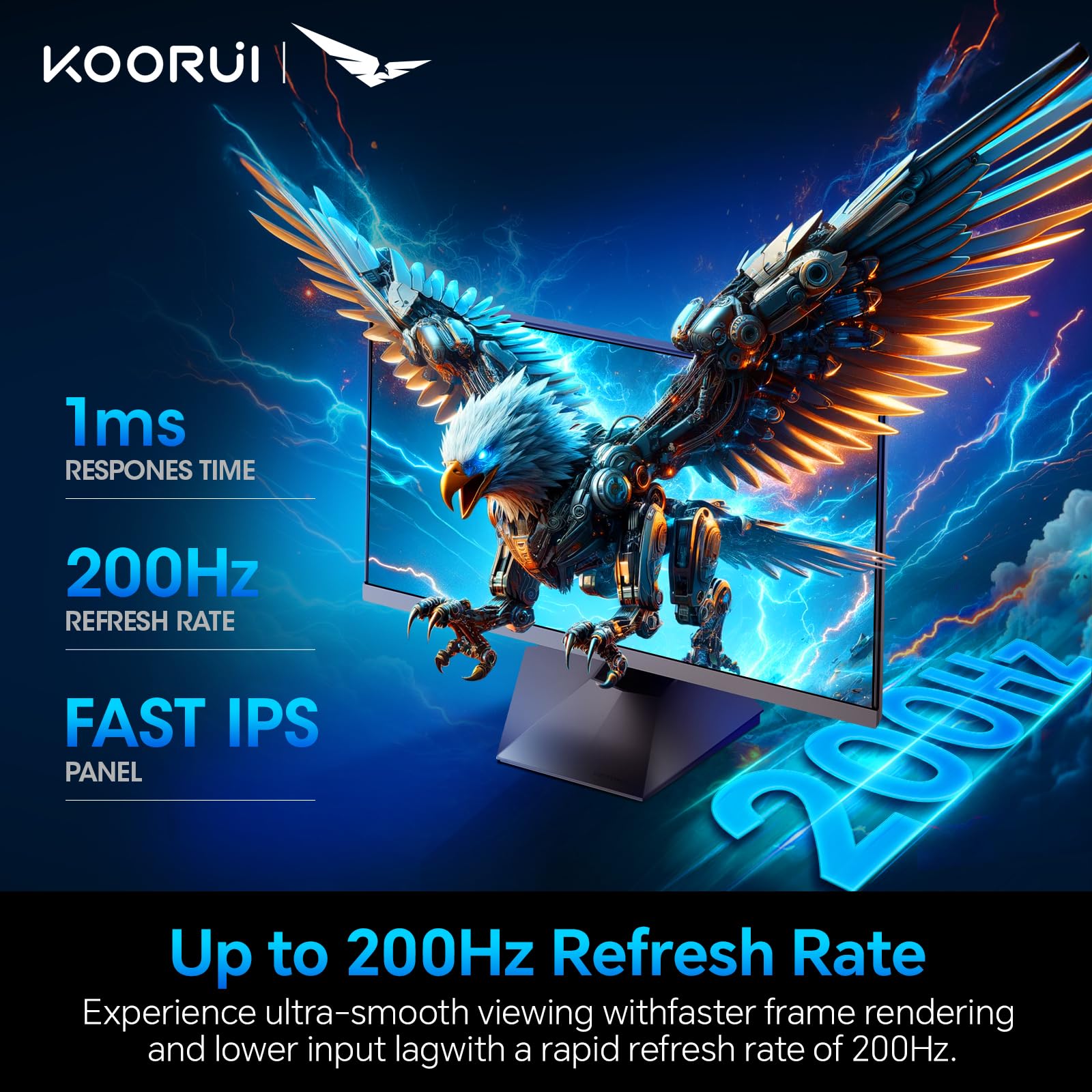 Amazon.co.jp: KOORUI 24E4 24インチ VAストレートスクリーン