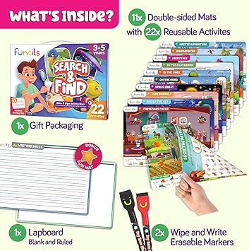 Dinosaur Dot Art and Search and Find Bundle for Kids