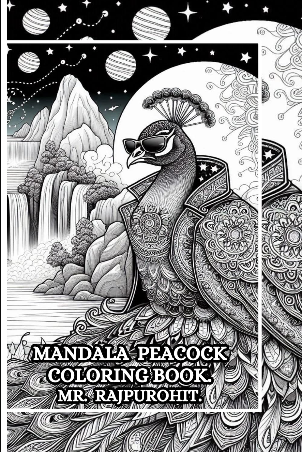 MANDALA PEACOCK COLORING BOOK.
