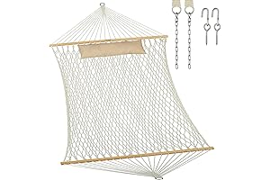 JoyView 11 ft Double Hammock with Pillow for Two Person