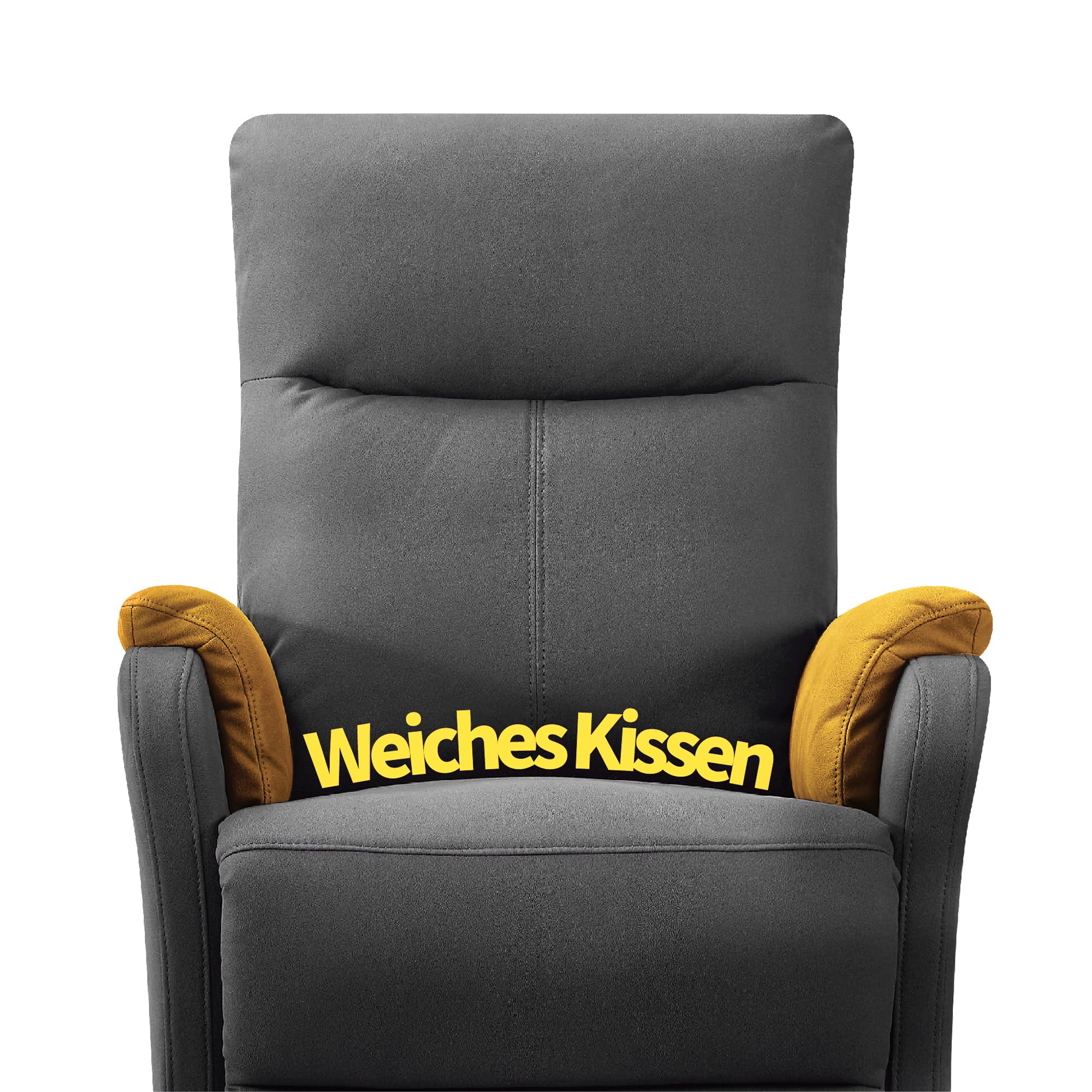 Z-hom Fauteuil de Relaxation - Fauteuil de Massage électrique réglable - Fauteuil Ergonomique pour Regarder la télévision, Travailler et Dormir - Gris