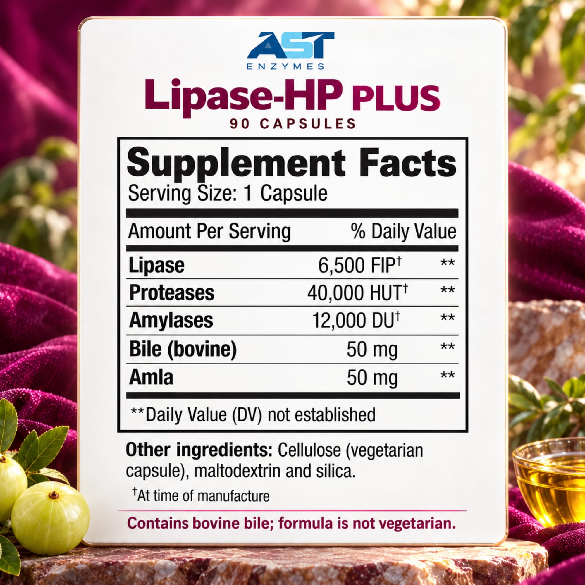 AST Enzymes Lipase-HP Plus Digestive Enzymes, 90 Capsules — Amazon image 8