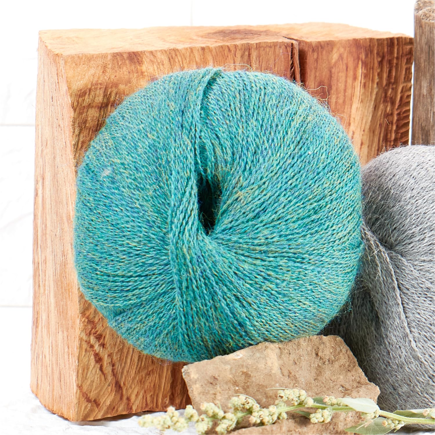 Premiumarmada Lana Di Alpaca Baby 100% - 4 Gomitoli Da 50g (200g Totali) - Colore Beige - Morbida E Antigraffio Per Maglieria E Uncinetto