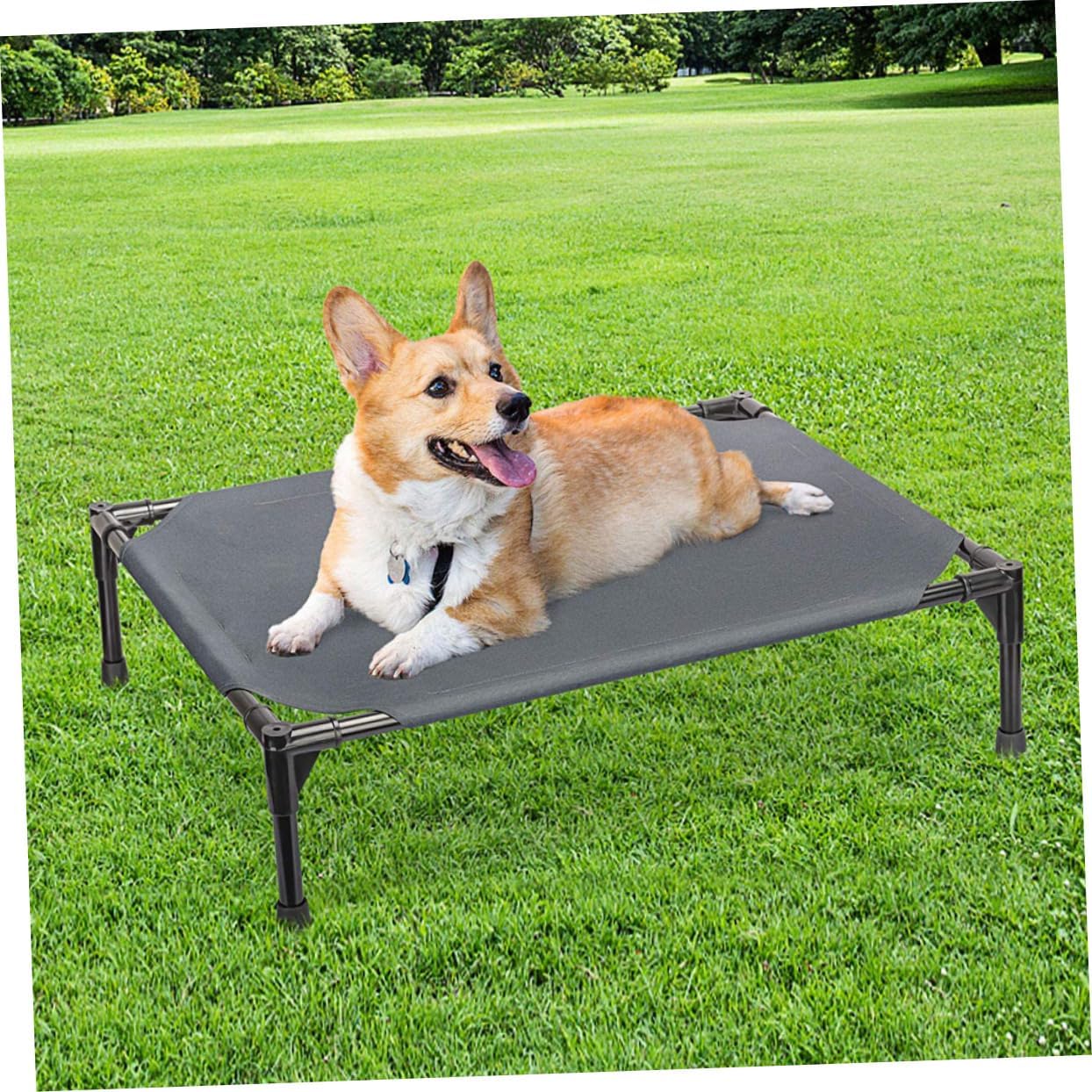 Hemoton Chic Practical Elevated Dog Cot Washable Detachable Dog Sleeping Nest Home Pet Supplies