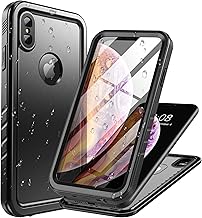 Cozycase iPhone Xs Max Case - iPhone Xs Max Waterproof Case "Shockproof 360 Degree Full Surface Double Sided US Military/Camera Protection with Strap" Case for iPhone XsMax "Fully Waterproof /