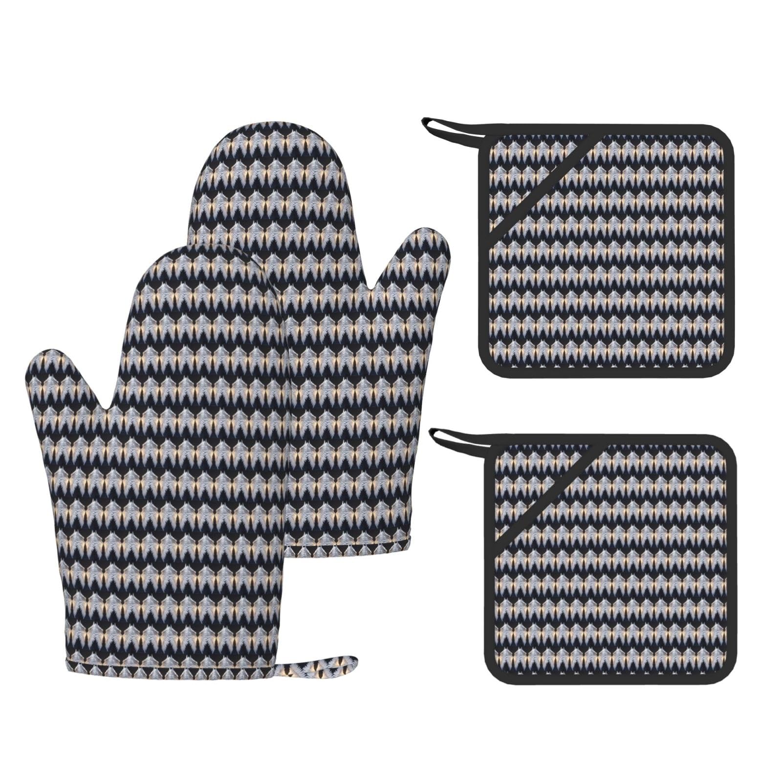 Gants résistants à la chaleur pour sortir vos plats du four motif ailes d'ange