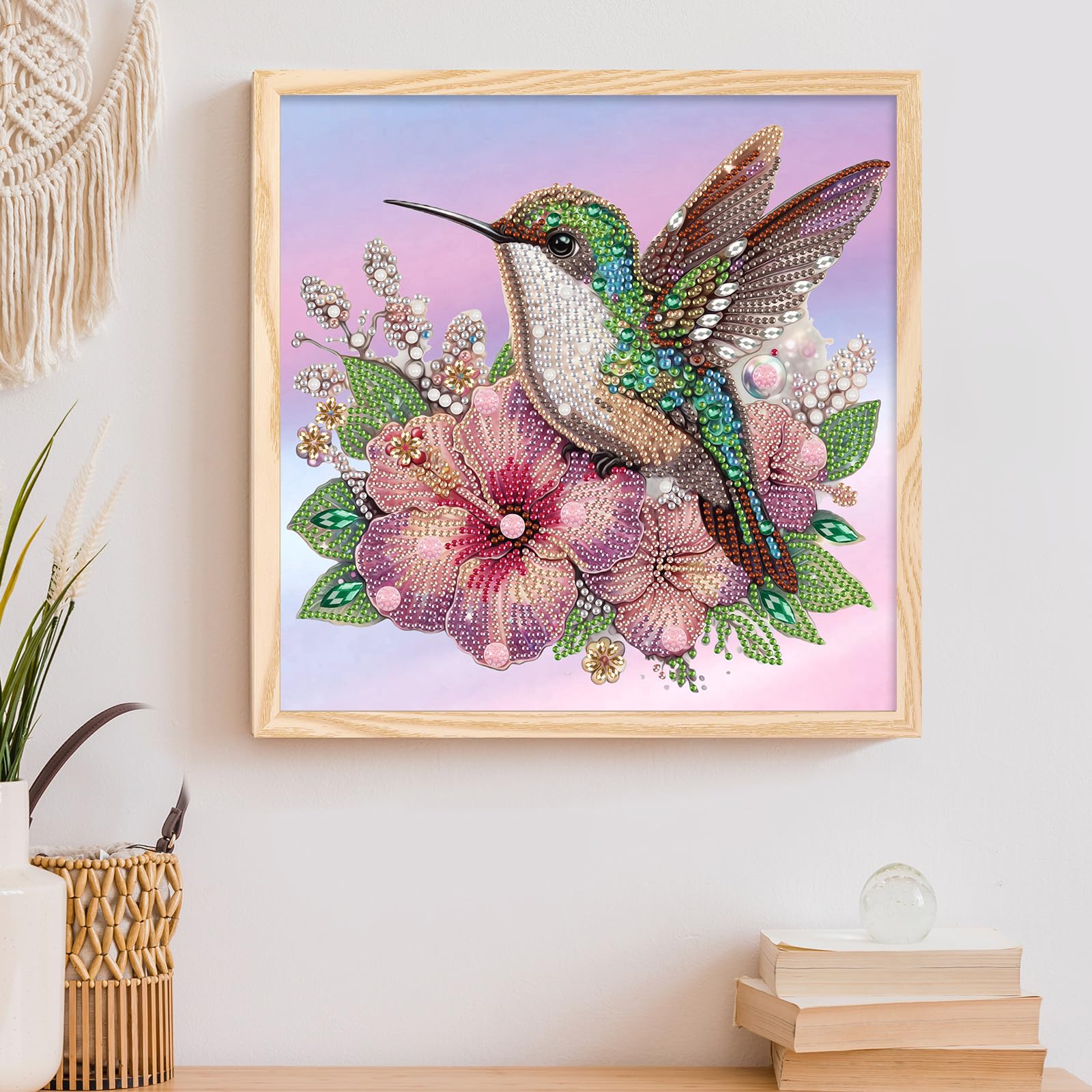 Amazon | MVVMTOP ダイヤモンドアートペインティングキット DIY 鳥と花