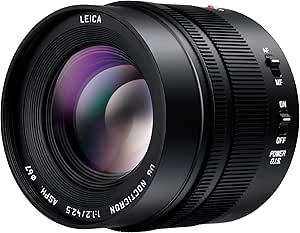 Panasonic Lumix G Leica DG Nocticron 42.5mm F1.2 ASPH Lens (Renewed)