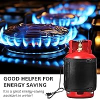 Vista 5 de Manta Calentadora de Tanque de Propano - 47.5 x 13.5" Calentador de Cilindro de Gas LP con Control de Temperatura 85-105F para Tanques de 20, 30, 40