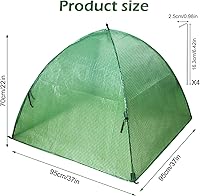 Vista 2 de Carpa para plantas al aire libre, cubierta de arbustos de invierno, carpas verdes contra heladas, cubiertas para plantas, carpa de protección contra