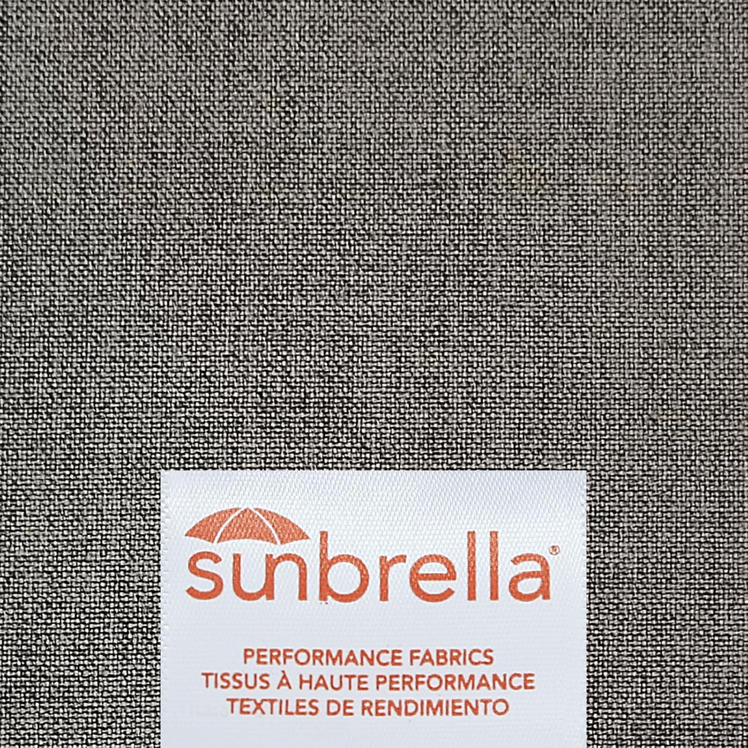 Sunbrella Outdoor Deep Seat & Back Cushion Set (2-Pack), 24 x 24 Inch Water Repellent and Fade Resistant Patio Furniture with Removable Cover for Outside Sofa Couch, Cast Shale