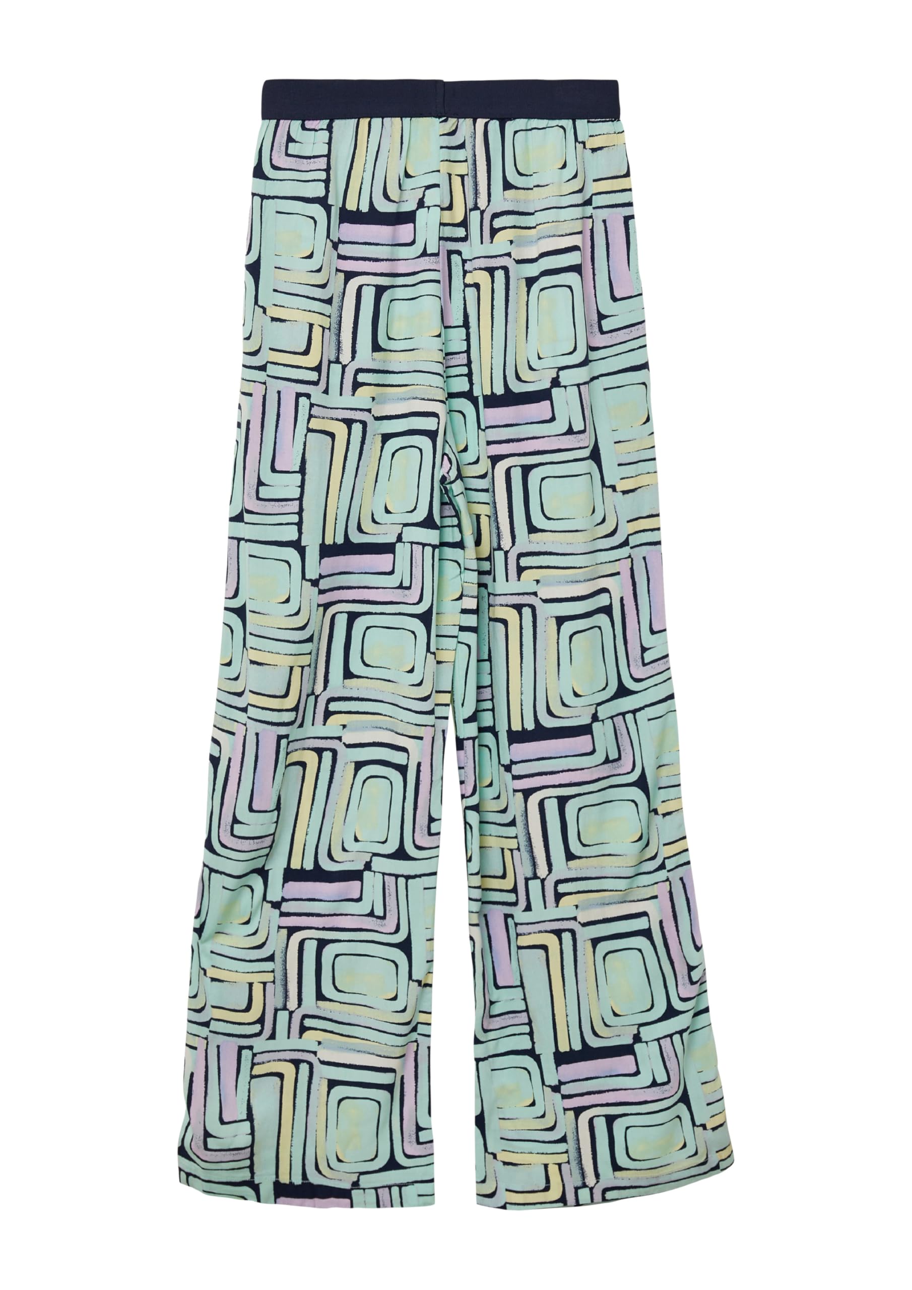 Pantalones anchos de viscosa s.Oliver de corte fluido y caída elegante premium 7