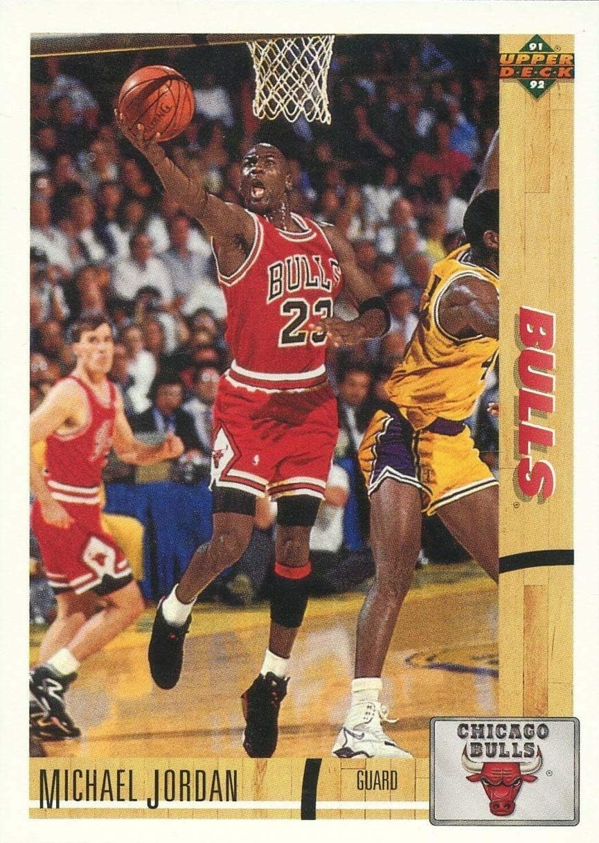 1991-92 Upper Deck Michael Jordan Basketball Card #44 - Shipped In Protective Display Case!