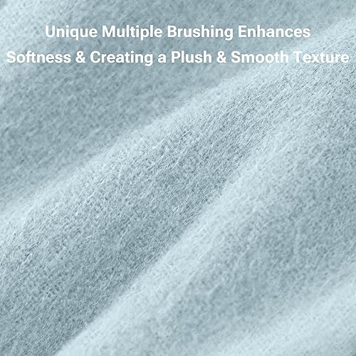 Vista 75 de True North by Sleep Philosophy - Juego de ropa de cama acogedora de franela 100% algodón, estampado de animales y estrellas, lindo, ultrasuave