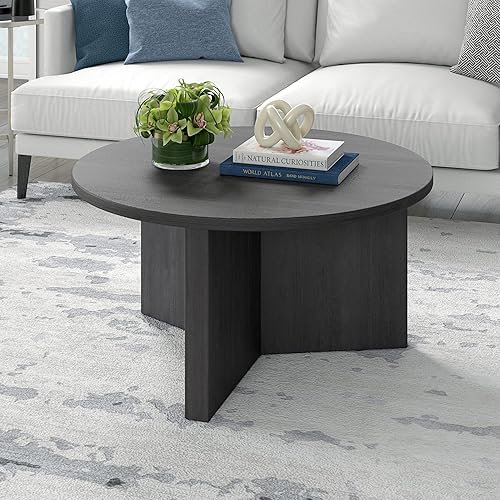 Miniatura 12 de Henn&Hart Anders Mesa de centro, 32" de ancho, gris Roble gris envejecido,Gris-oscuro,https://www.amazon.com/dp/undefined