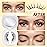 QUEWEL Magnetic Eyelashes, Reusable No Glue Needed Magnetic Eyelashes Kit with Applicator Lash Clusters Kit without Eyeliner So Soft and Easy to Wear and Remove (G-RC-C)