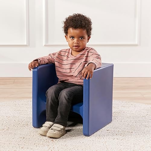 Miniatura 23 de ECR4Kids Tri-Me - Juego de mesa y sillas cubo, muebles multiusos, color azul, 3 piezas Azul,Agua,Negro -,Azul Cian,Verde Fern,Verde,Verde