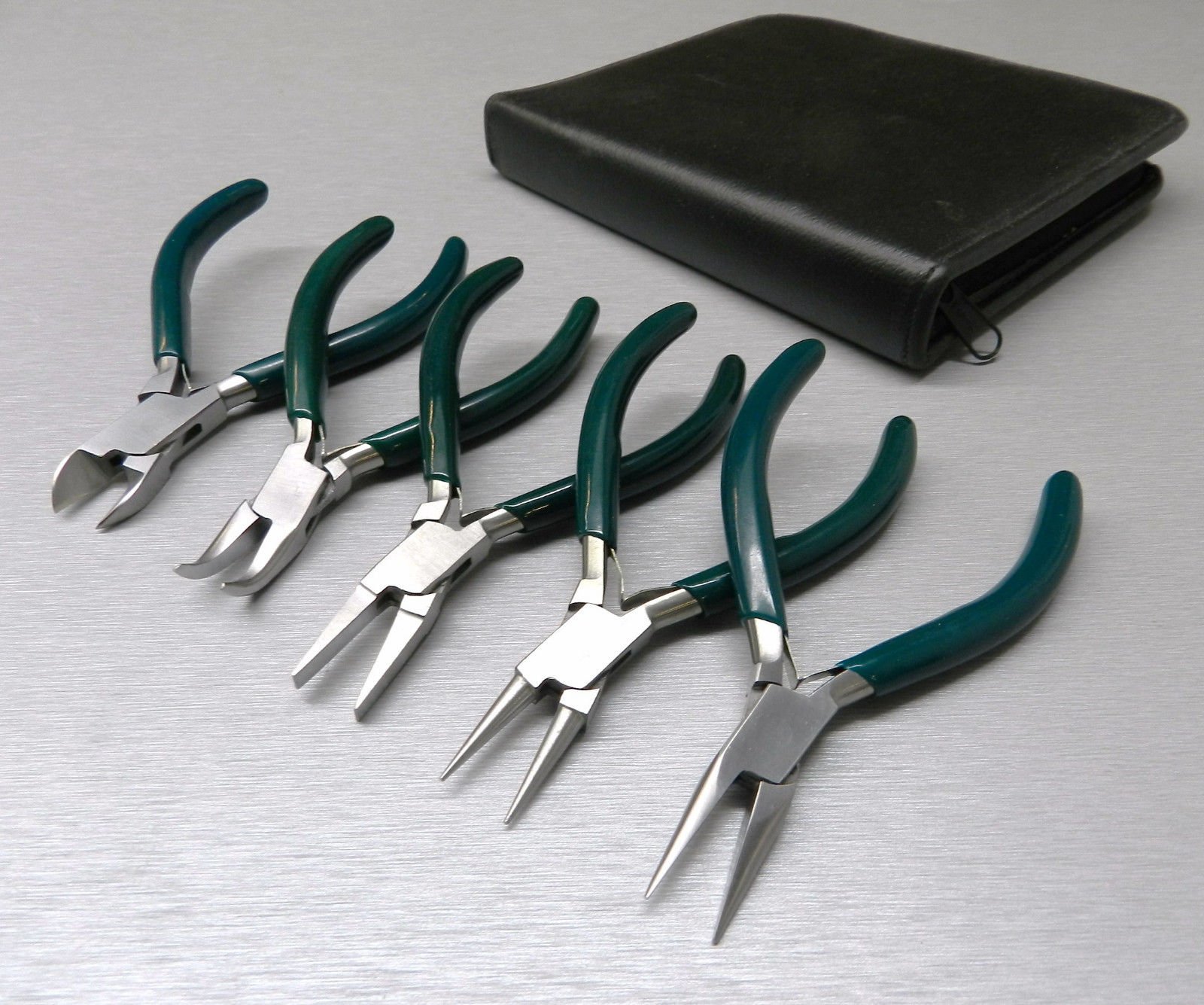 Novel 5 pc Juego de alicates de joyeros Jewelry Making para bisutería Regalo Hobby Kit de alicates de 5 "(LZ 1,5 FRE)