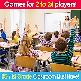 THE BAMBINO TREE Sight Word Bingo Game Level 1 and 2 - Educational Games for Kids - Learn to Read Vocabulary for Kindergarten 1st Grade - Dolch\'s Fry\'s Words Lists