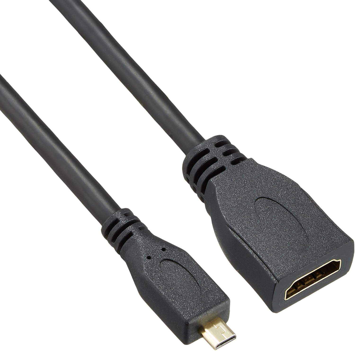 Elecom HDMI (Female) to Micro HDMI Male Converter Cable 10cm Black AD-HDAD2BK