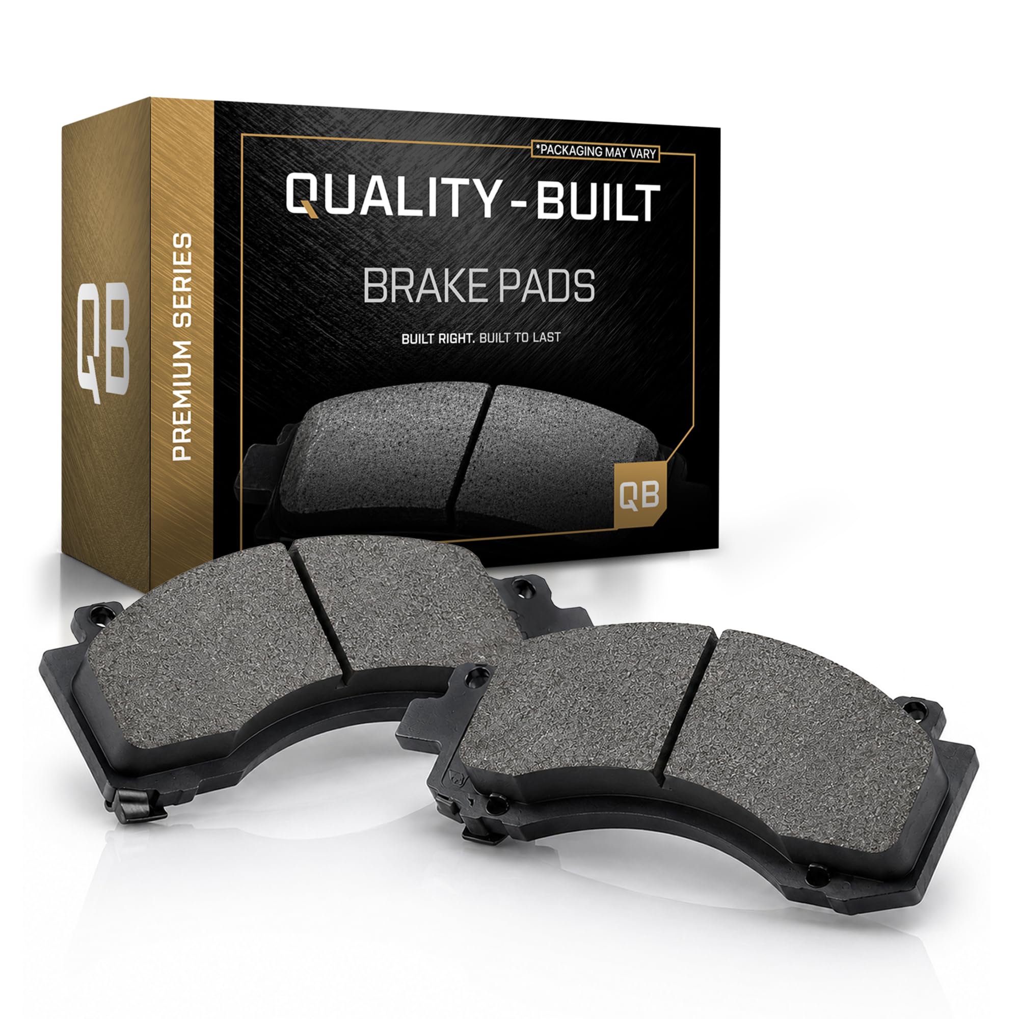 QUALITY-BUILT Premium Semi-Met Front Brake Pads w/Hardware BP1076M