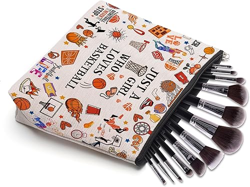 Miniatura 3 de CEASQVAA Bolsa de cosméticos de maquillaje para mujer, compañero de trabajo, regalo de cumpleaños, bolsa de maquillaje para colegas y amigos, Balón