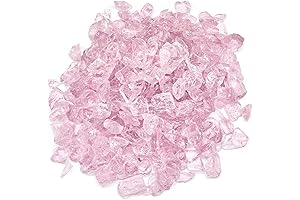 Pink Sea Glass: Fire Glass Gravel Stone, Crushed Glass for Decor