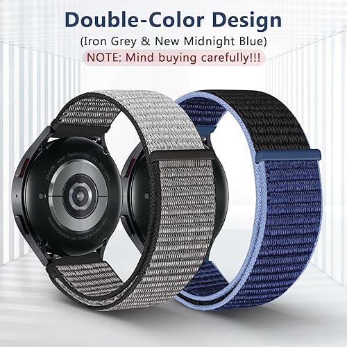 Miniatura 2 de AVOD Correas de nailon de liberación rápida de 0.78 pulgadas compatibles con Samsung Galaxy Watch 654 de 1.575 pulgadas, 1.732 pulgadas, 1.732