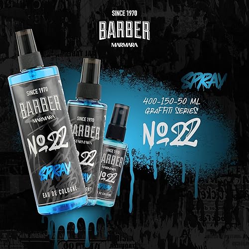 Miniatura 3 de Marmara Barber Graffiti - Juego de mezcla de colonia en espray  5 botellas x 1.69 onzas líquidas (1.7 fl oz), juego de colonia, Eau De Colonia,