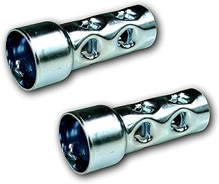 2er Set Schalldämpfer Einsatz db-Killer db-Eater Silencer ca. 40mm x 100mm Universal für Motorrad Krümmer oder Auspuff