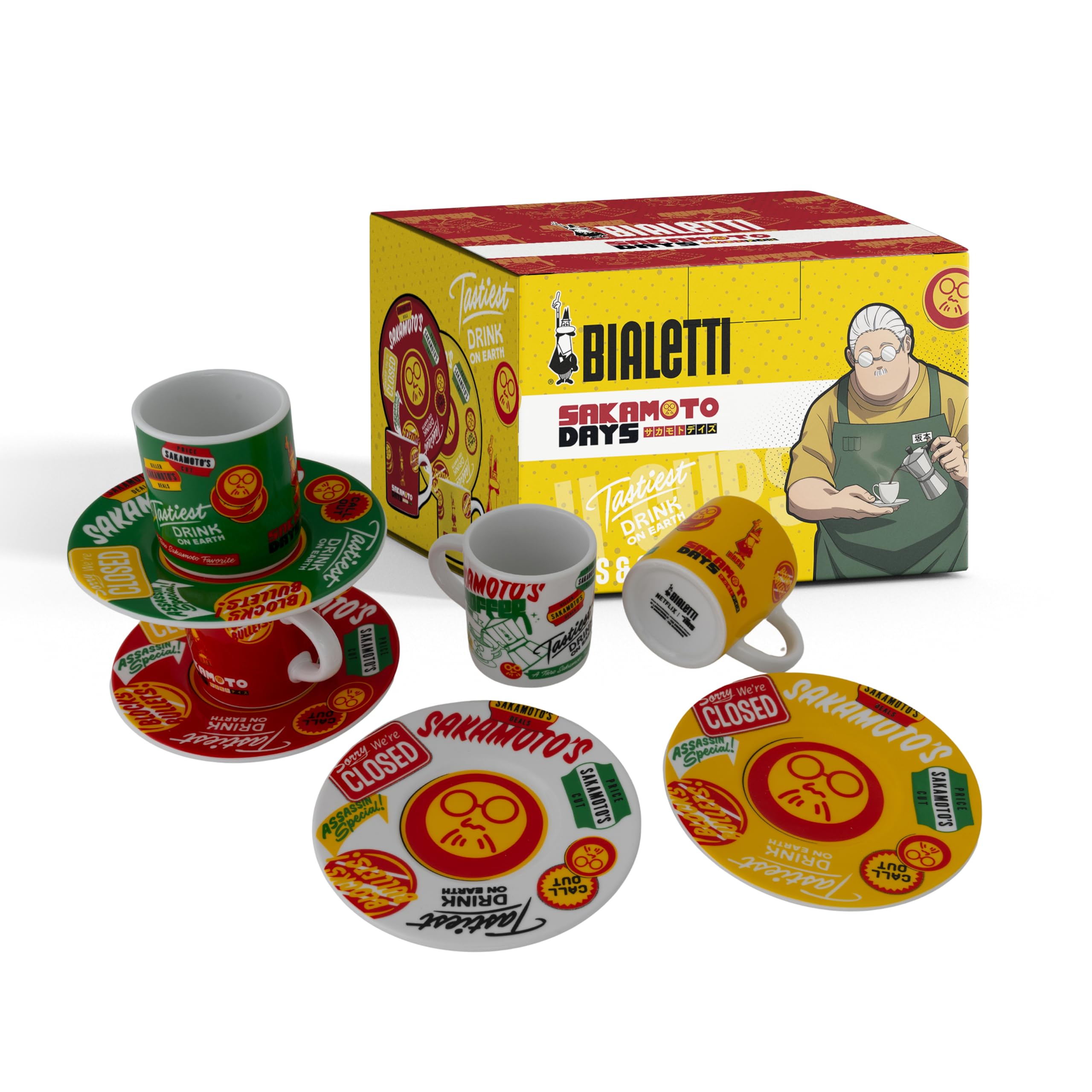 Amazon.co.jp: SAKAMOTO DAYS カップ＆ソーサーセット : ホーム＆キッチン