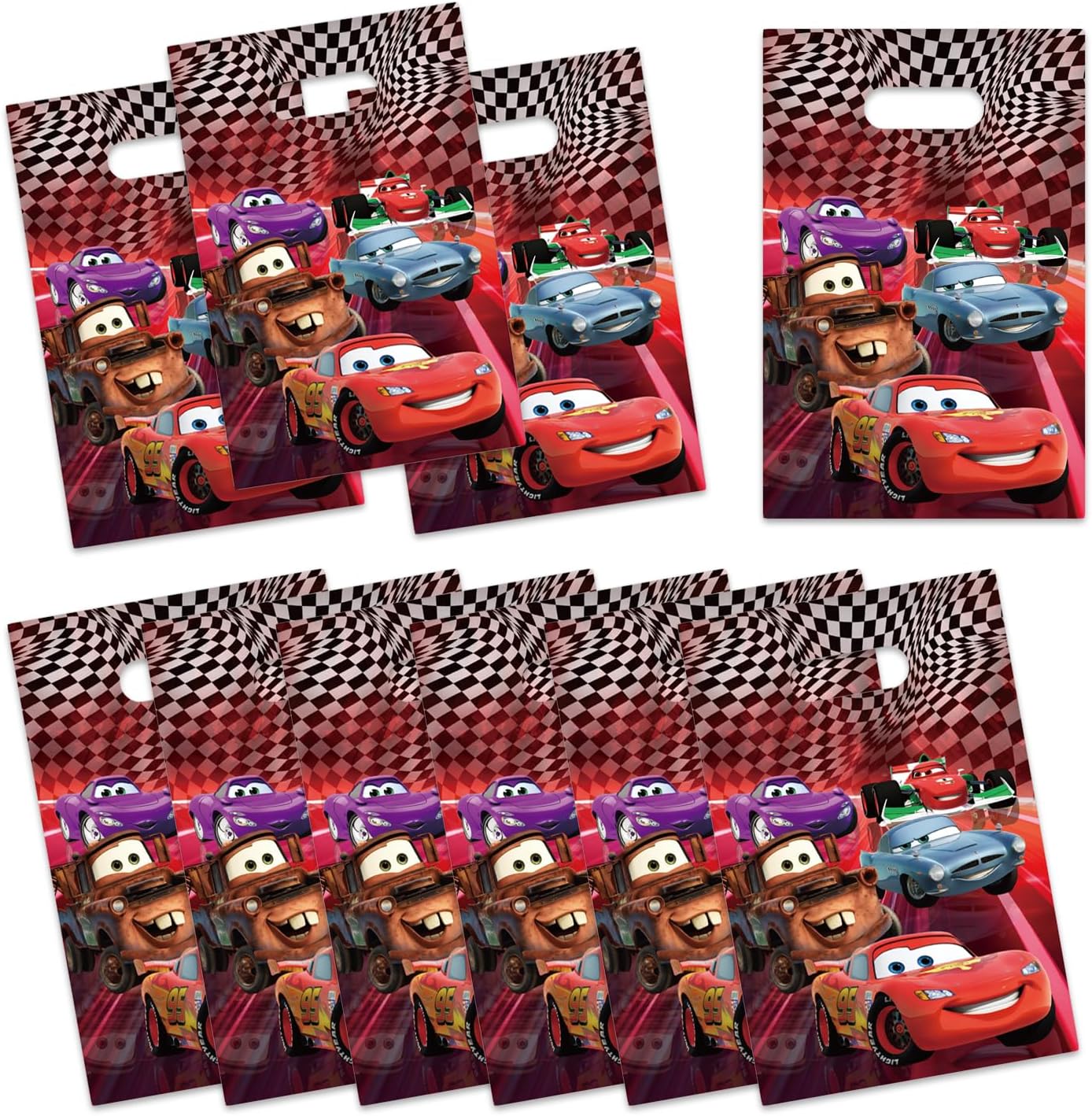 30Pck Cars Party Gift Bags, Birthday Decoration Gift Bags Cars Birthday Party Decorations