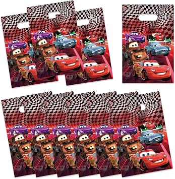 30Pck Cars Party Gift Bags, Birthday Decoration Gift Bags Cars Birthday Party Decorations