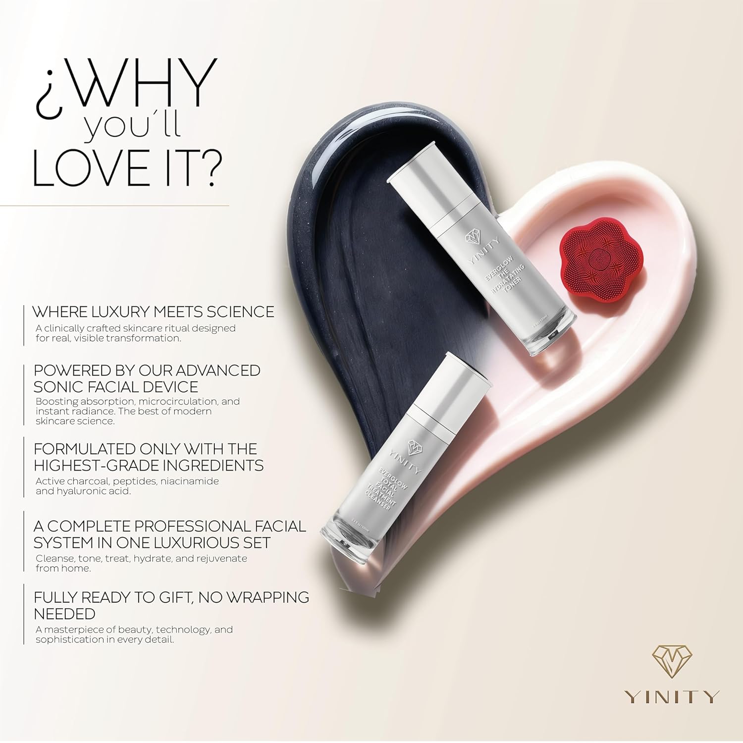 Comprehensive Review of the Luxury Anti-Aging Skincare Gift Set: A 6-Step Routine with a Sonic Cleansing Brush