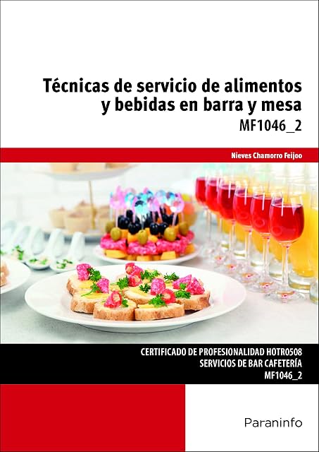 Portada de Técnicas de Servicio de Alimentos y Bebidas en Barra y Mesa