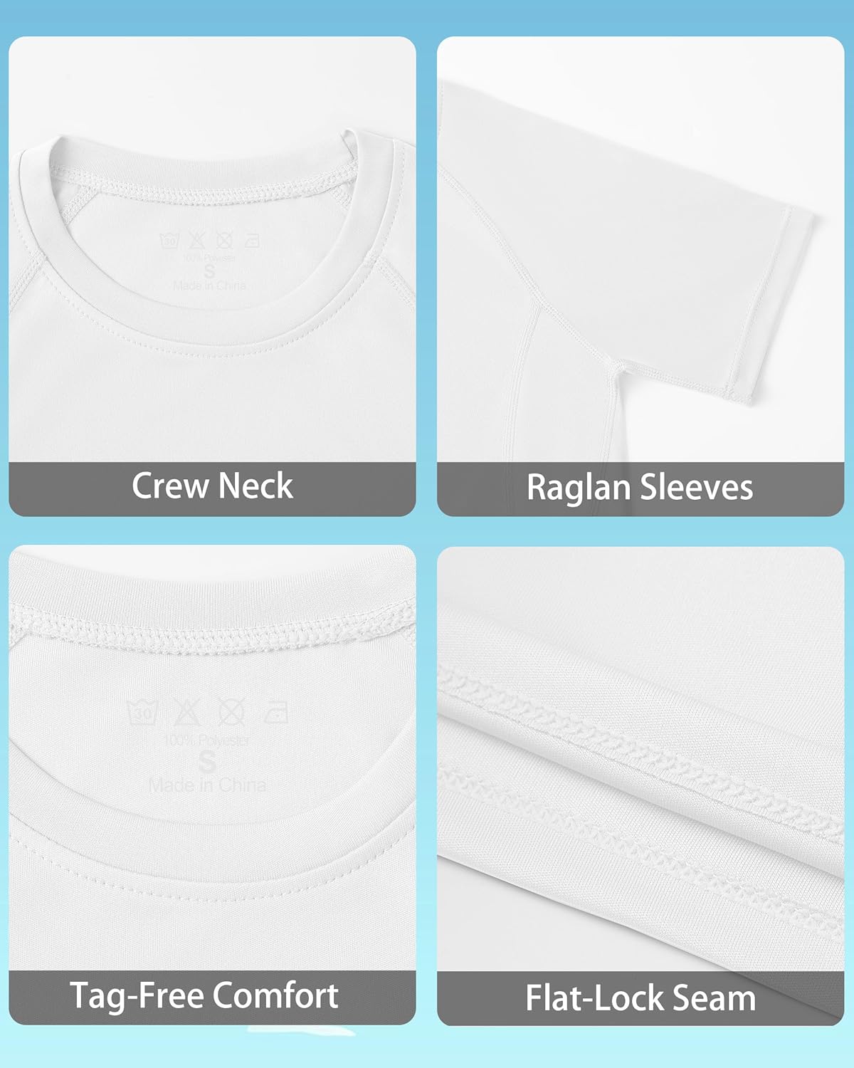 Boys Rash Guard Swim Shirt Short Sleeve, UPF 50+ Sun Protection Quick Dry Rashguard Water Beach Shirt for Kids - Image 4