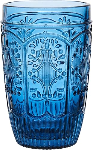 Miniatura 9 de Fitz and Floyd - Juego de 4 vasos altos con caballete, color rojo