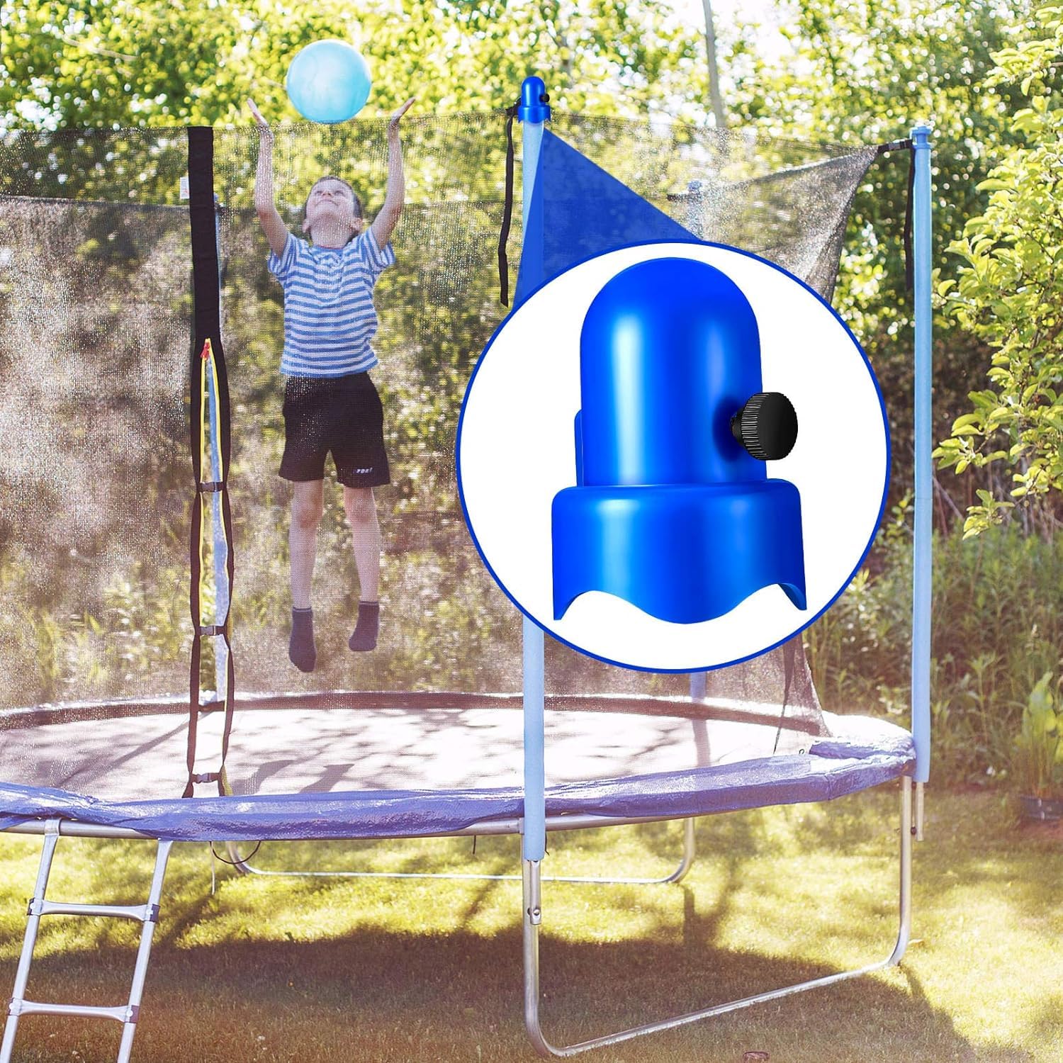 10 Pieces Trampoline Enclosure Pole Caps 1.5 Inch