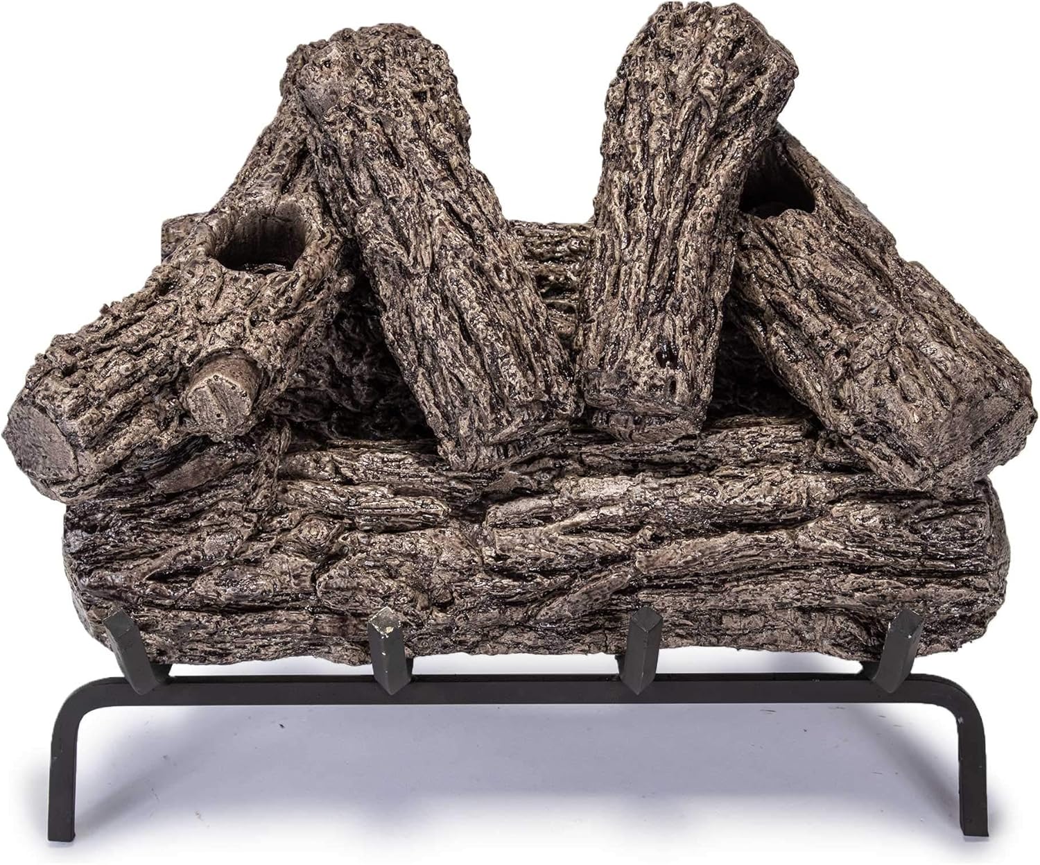 Peterson Real Fyre 18-inch Rustic Oak Gas Logs Only No Burner