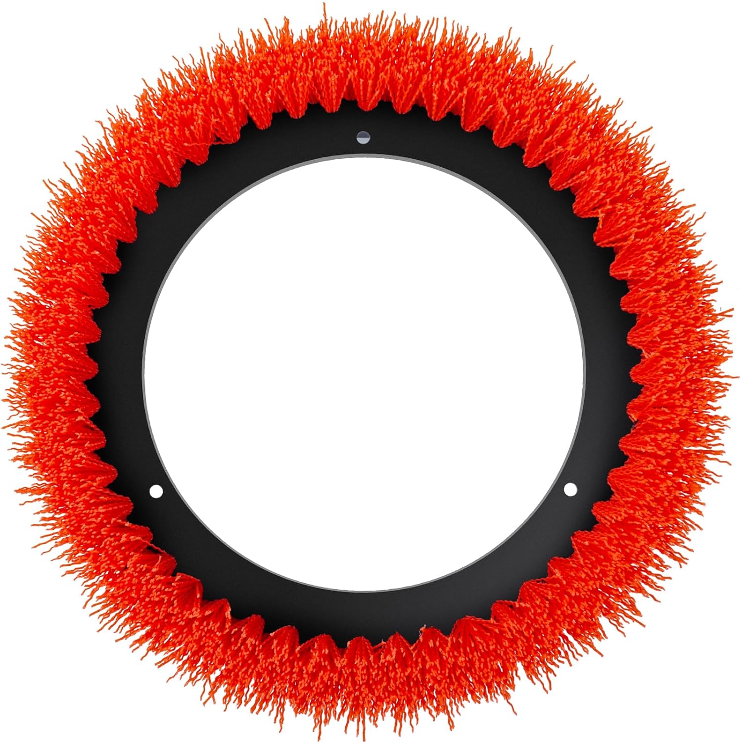 HHQ Commercial Scrub Brush for Orbital Floor Scrubber, Compatible with Oreck Orbiter XL ORB550MC, Bissell BGEM9000, 12" Diameter, Heavy-Duty Brush, Orange