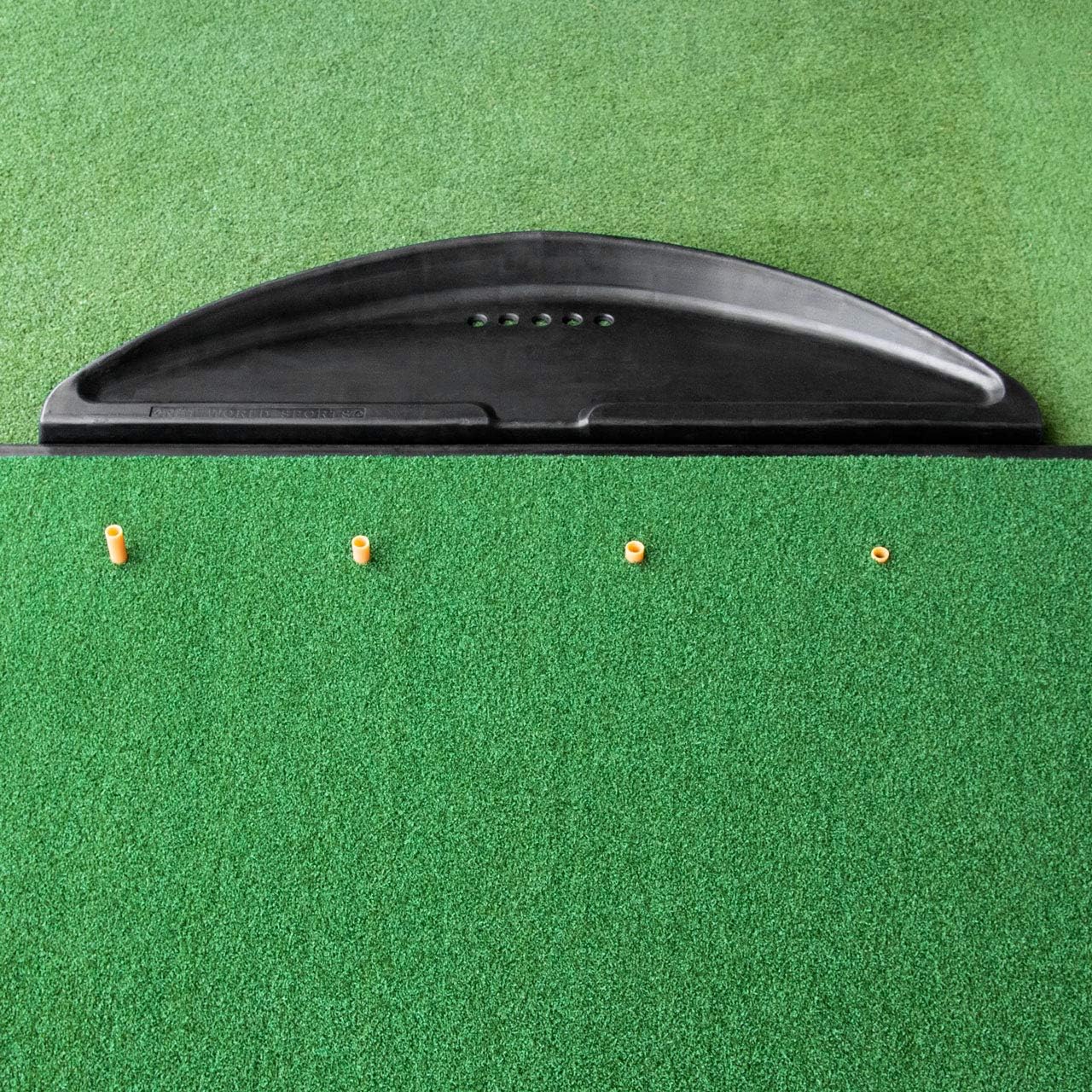 FORB Rubber Golf Ball Tray (Black) (42in x 11in x 3in) Keep Your Golf