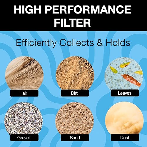 Miniatura 3 de Filtro de piscina y spa, repuesto para tipo VI, diseñado para adaptarse a Bestway, Lay-Z-Spa, Coleman y SaluSpa, paquete de 4