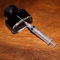 Vista 5 de Paquete de 5 jeringas de llenado de tinta prémium de 0.2 fl oz / CC con punta de aguja roma de plástico para pluma estilográfica