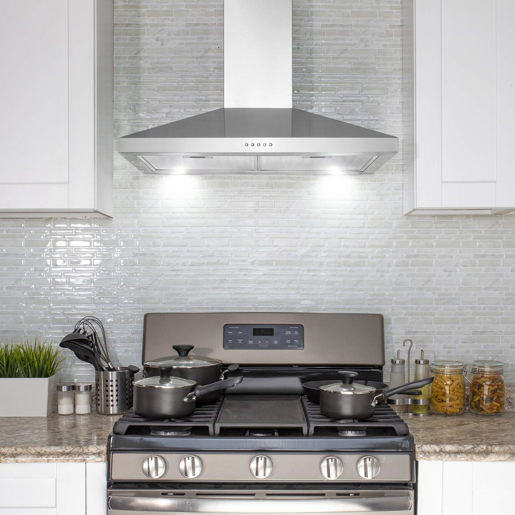 akdy under cabinet range hood