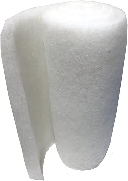Premium Dual-Layer Filter Floss/Pad for Canisters, Sumps, Ponds and Aquariums - Cut to Fit 12x72 - Dye Free