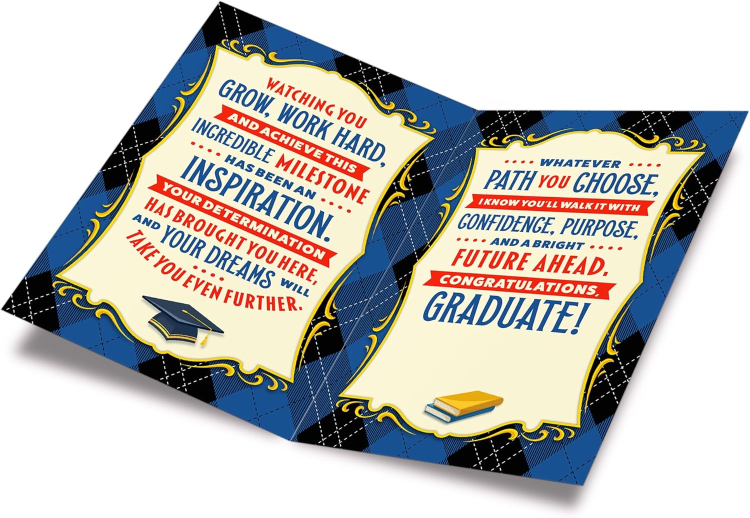 Prime Greetings Nephew Graduation Card, Made in America, Eco-Friendly, Thick Card Stock with Premium Envelope 5in x 7.75in, Packaged in Protective Mailer - Image 2