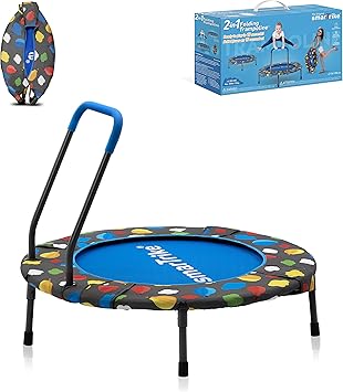 Smartrike 9201001 Trampoline D Interieur Pliable Avec Poignee 1 5 Ans Multicolore Amazon Fr Sports Et Loisirs